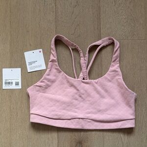 GUC energy jacquard bra *evolve size S trace texture pink haze lululemon